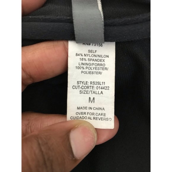 Kenneth Cole Reaction Strapless One Piece Swimsuit Ruffle Bottom Med. - Picture 10 of 11